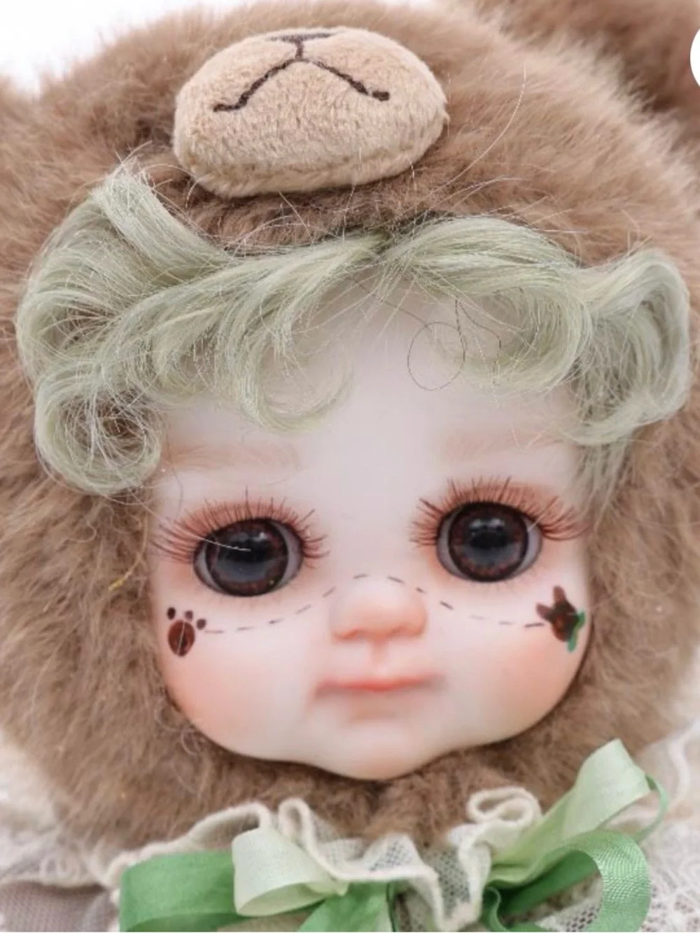 New inbox, Cloveray bear doll. Approximately 8 inches, Brown.